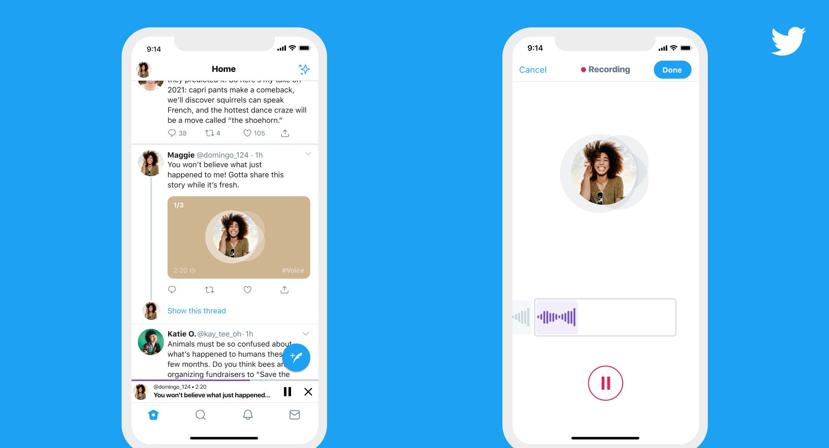 O Twitter agora conta com tuítes de áudio disponíveis para iOS