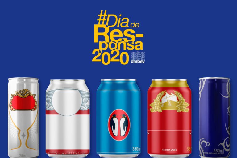 imagem demonstrativa latas ambev