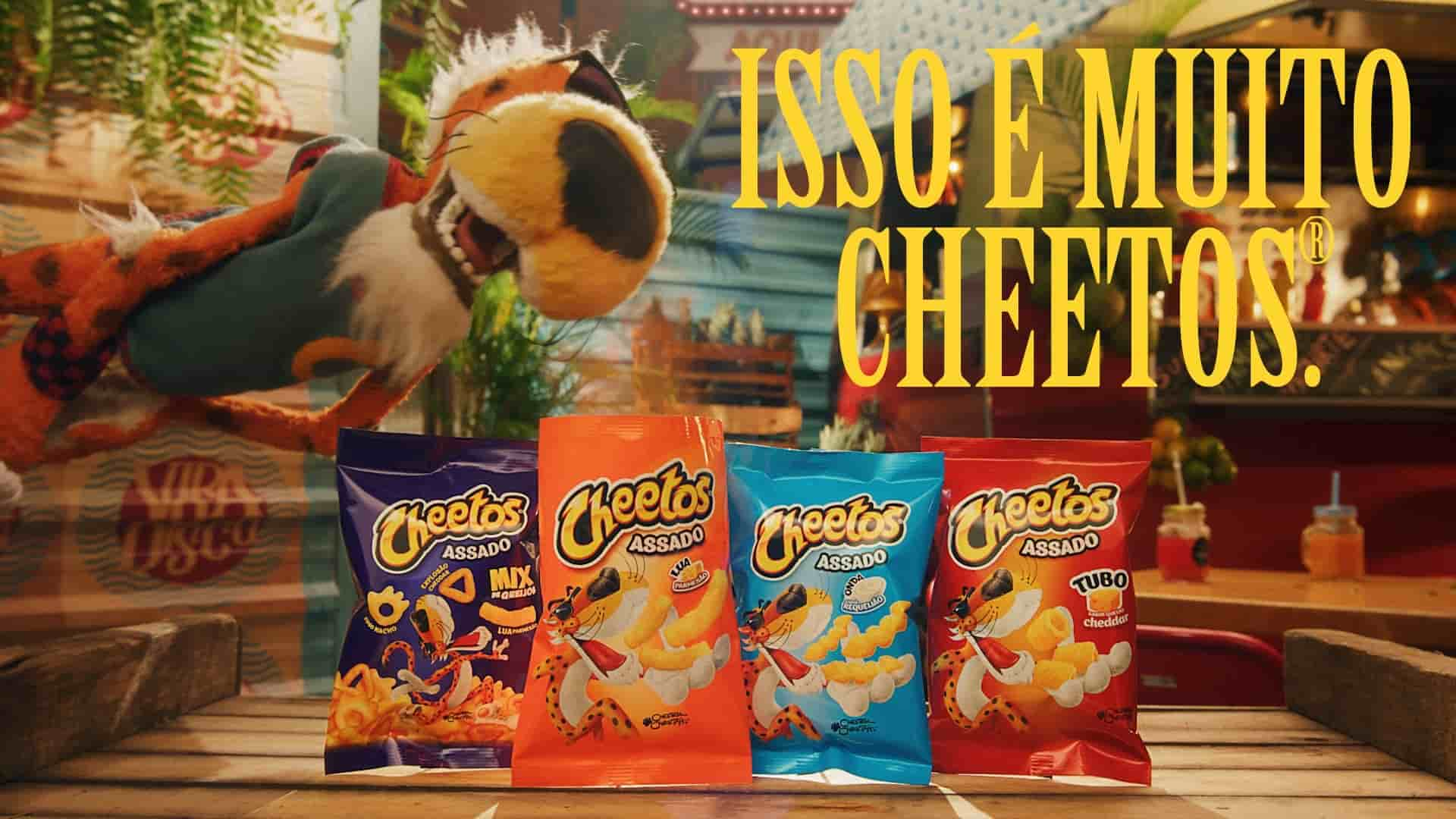 Embalagem interativa CHEETOS LEITURA