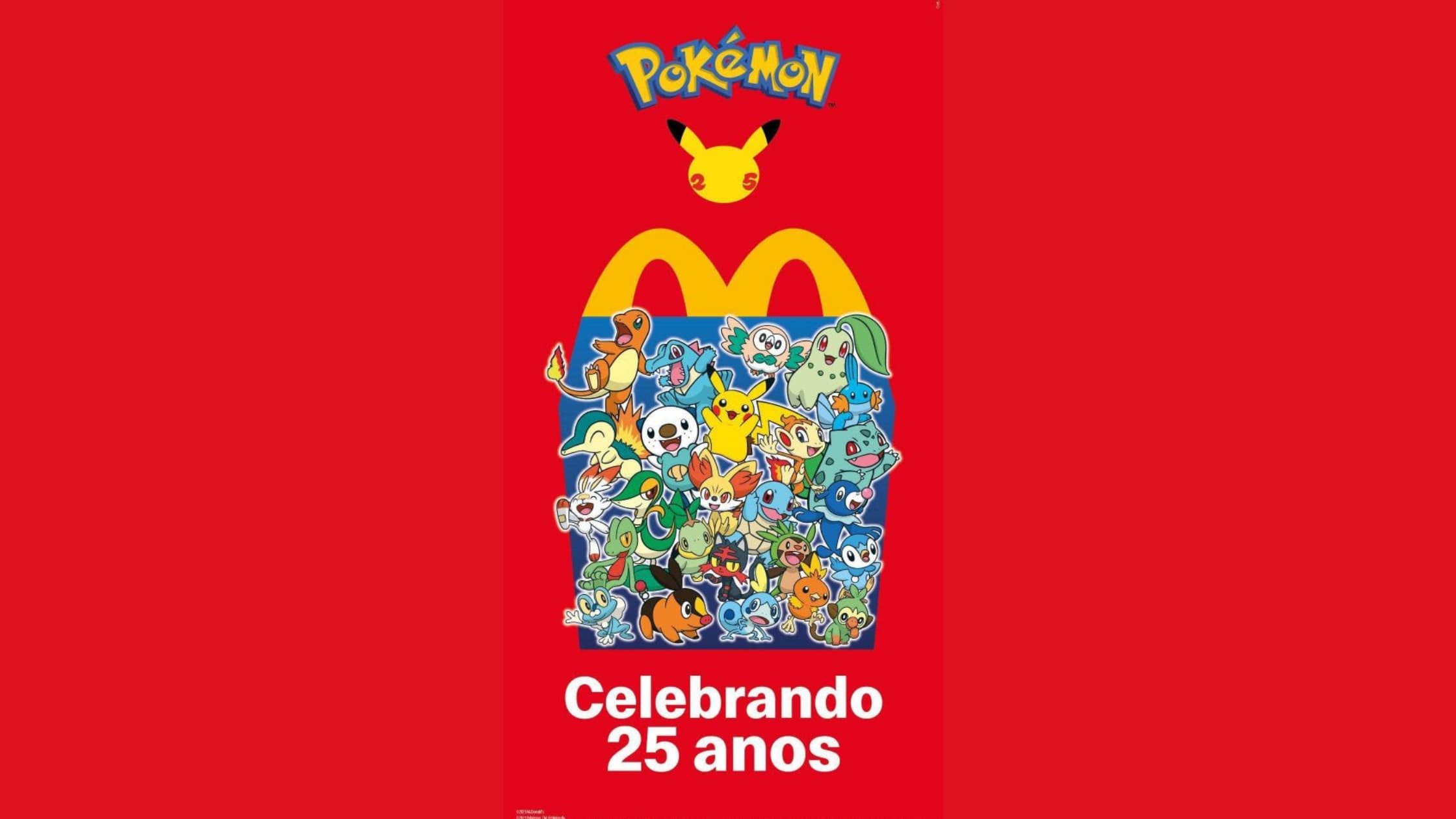 McDonald's convida famílias a se tornarem treinadores Pokémon com nova  campanha do McLanche Feliz