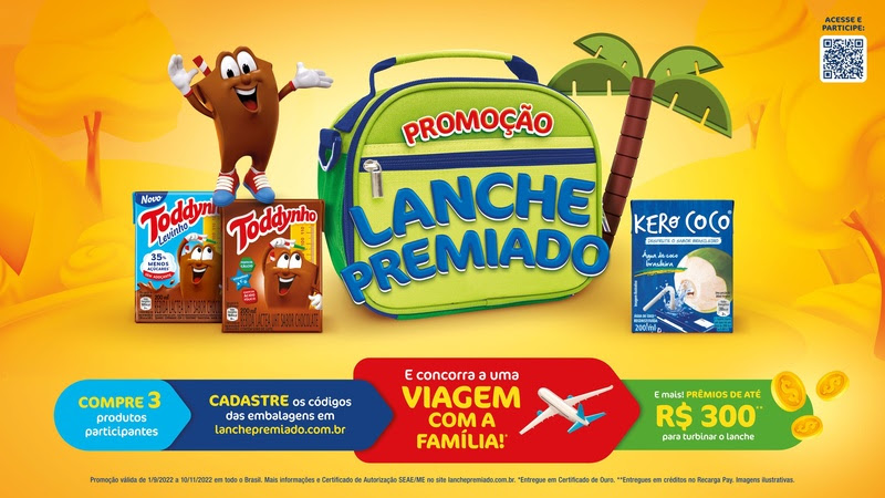 Toddynho lança promoção “Lanche Premiado” em parceria com Kero Coco