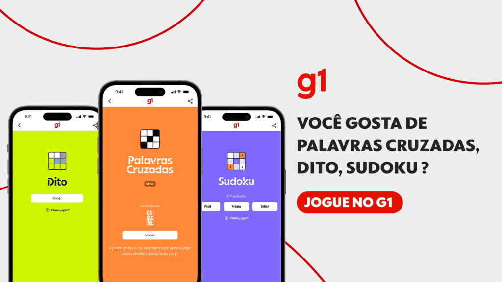 G1 traz jogos à plataforma para promover interatividade