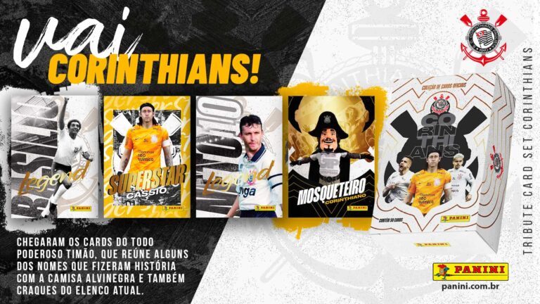 Panini lança primeiro TRIBUTE Card Set do Corinthians
