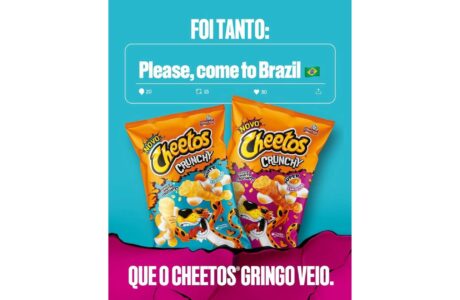 CHEETOS Crunchy chega ao Brasil