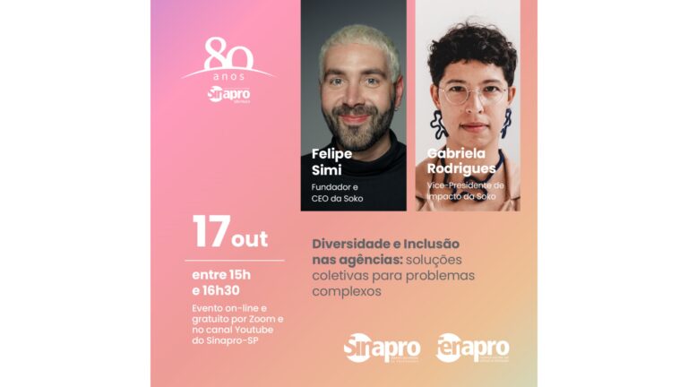 Felipe Simi e Gabriela Rodrigues são os convidados do SINAPRO-SP