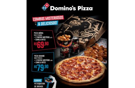 Halloween Domino’s Pizza lança combo especial em parceria com a Fanta Mistério por tempo limitado