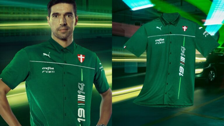 PUMA e Palmeiras lançam camisa criada pelo técnico e ídolo palmeirense Abel Ferreira