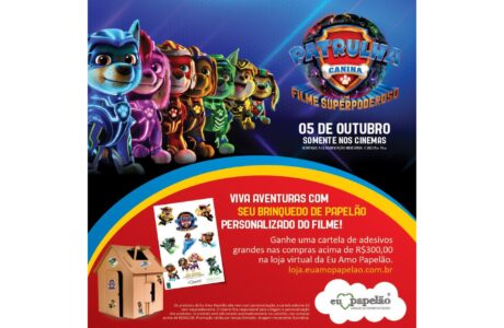 Patrulha Canina marca de brinquedos promove ação promocional