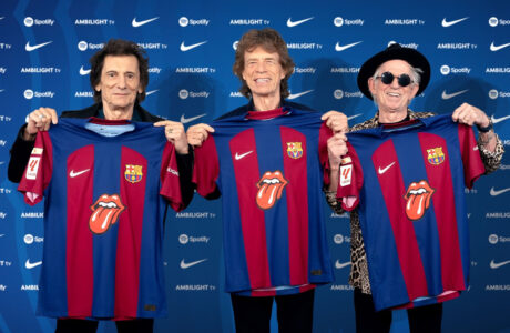 Spotify traz os Rolling Stones para a camisa do FC Barcelona para a partida mais lendária do futebol – El Clásico