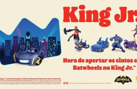 Burger King® apresenta miniaturas de Batwheels como novos brinquedos do Combo King Jr.