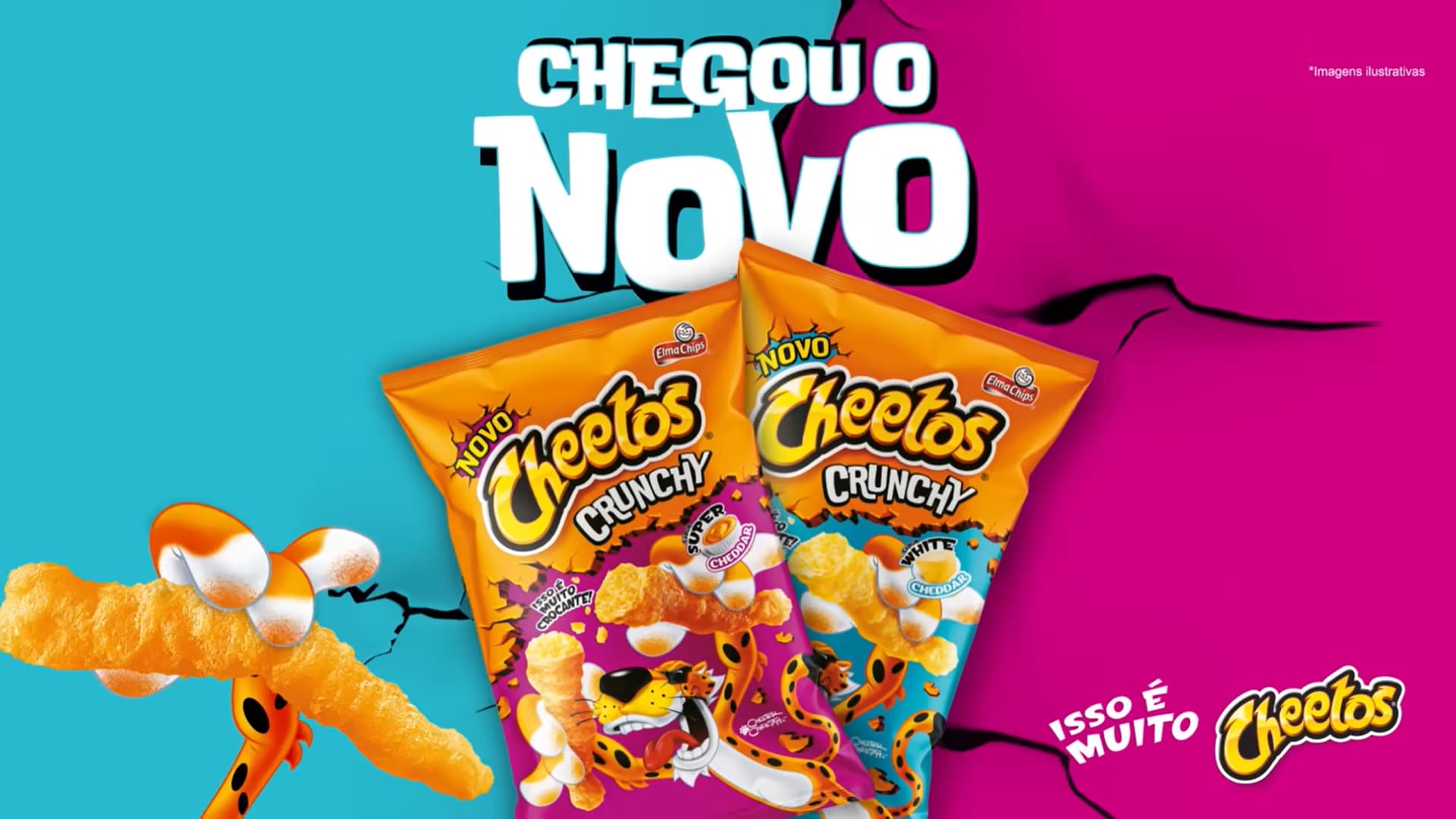 Cheetos Crunchy destaca crocância em primeira campanha no Brasil - Marcas  Mais