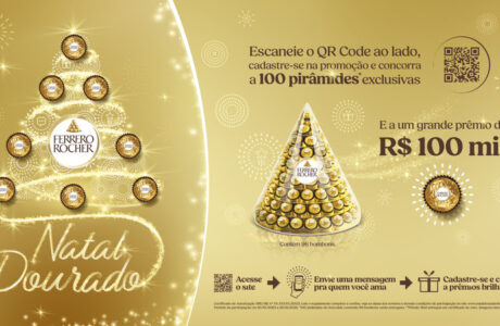 Ferrero Rocher® apresenta seu Natal Dourado com plataforma de mensagens e prêmios exclusivos