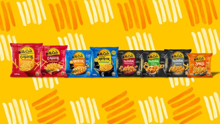 McCain apresenta suas novas embalagens com design moderno e criativo para estimular o desejo de consumo