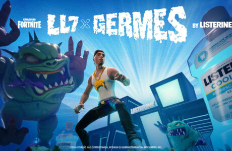 LISTERINE® leva L7nnon para show com gameplay exclusiva contra os germes no jogo Fortnite