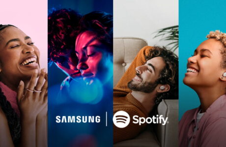 Samsung e Spotify destacam recursos do Galaxy Buds FE e Galaxy Watch6 em nova campanha