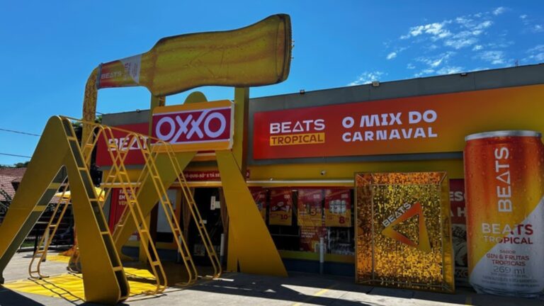 OXXO e Beats antecipam Carnaval e transformam loja exclusiva para receber o novo mix do carnaval Beats Tropical