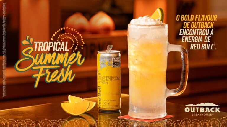 Outback lança drink com a cara do verão em parceria com a Red Bull