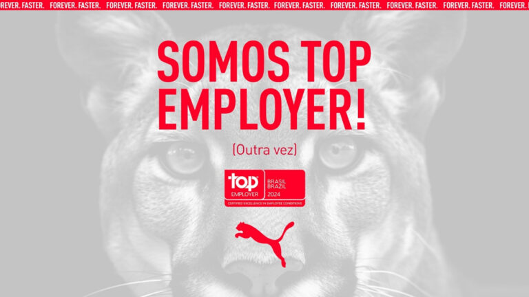PUMA é reconhecida pela pesquisa Top Employer pelo segundo ano consecutivo
