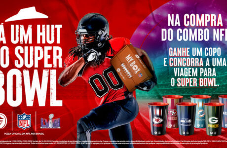Pizza Hut anuncia nova parceria com a NFL e lança campanha para levar fãs ao Super Bowl LVIII, em Las Vegas