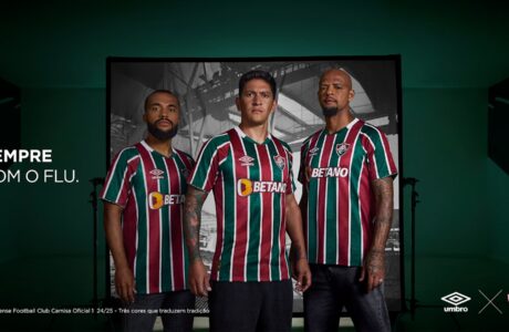 Fluminense e Umbro apresentam a nova camisa tricolor para a temporada 2024