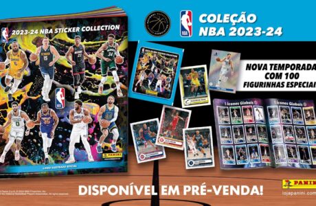 Panini apresenta álbum de figurinhas oficial da NBA 2023-2024