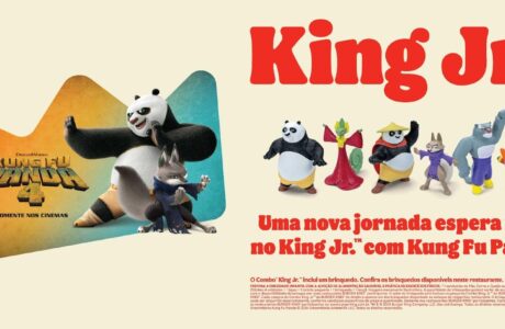 Burger King® traz novidades no Combo King Jr. e oferece brinquedos inspirados nos personagens de Kung Fu Panda 4