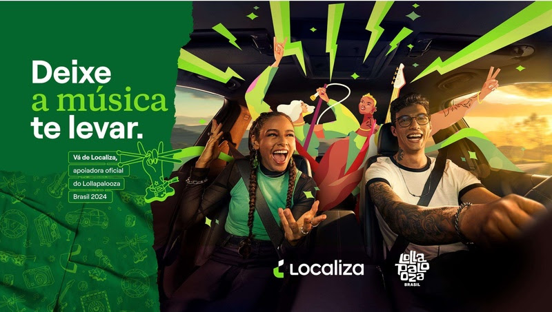 Localiza estreia no Lollapalooza Brasil 2024 e convida o público a
