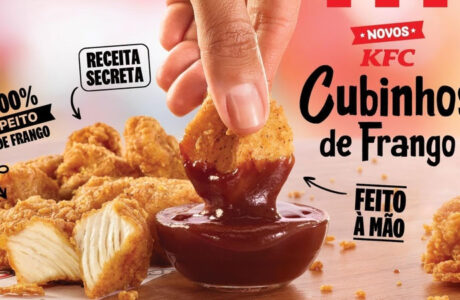 KFC amplia o cardápio e lança “Cubinhos de Frango”