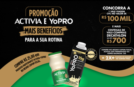 Activia e YoPRO anunciam colaboração em promoção exclusiva