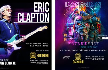 Eisenbahn confirma patrocínio às turnês de Eric Clapton e do Iron Maiden no Brasil