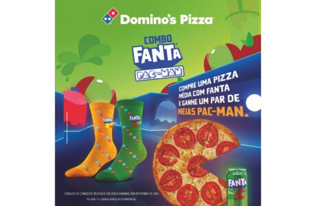 Domino’s lança ‘Combo Pac-Man’ em parceria com a Fanta