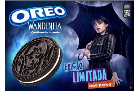 Oreo lança produtos inspirados em Wandinha, série da Netflix produzida pela MGM Television