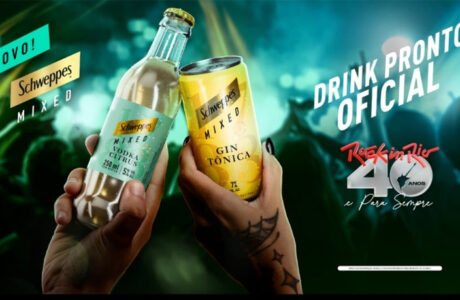 Schweppes Mixed faz história como o primeiro drink pronto para beber no Rock in Rio Brasil