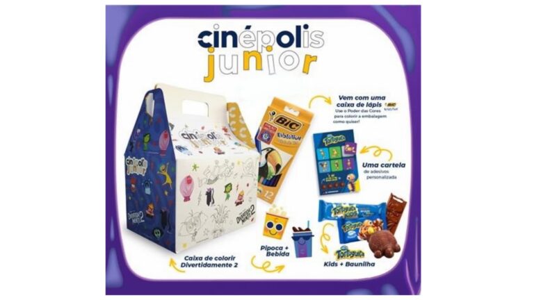TORTUGUITA E CINÉPOLIS ANUNCIAM COLLAB PARA O COMBO JÚNIOR