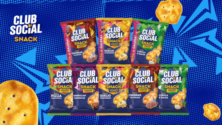Club Social Snack lança dois sabores e reforça ‘Pancadão de Sabor’ com embalagens maiores