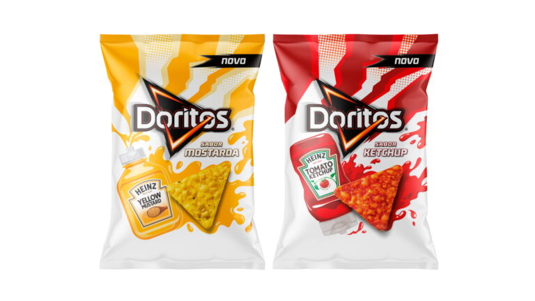 Doritos inova portfólio com lançamento de sabores Ketchup e Mostarda em parceria com Heinz