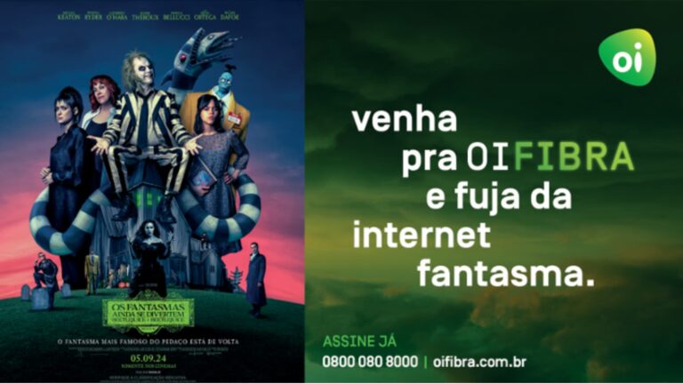 Oi embarca no lançamento de Os Fantasmas Ainda Se Divertem Beetlejuice Beetlejuice (1)