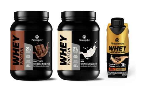 Portfolio da Piracanjuba Whey Protein em po