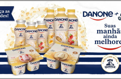 QUAKER® E DANONE EXPANDEM PARCERIA E LANÇAM NOVAS OPÇÕES DE IOGURTE COM AVEIA