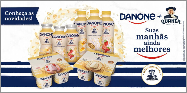 QUAKER® E DANONE EXPANDEM PARCERIA E LANÇAM NOVAS OPÇÕES DE IOGURTE COM AVEIA