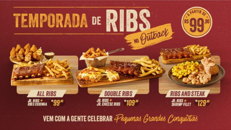 Temporada de Ribs do Outback
