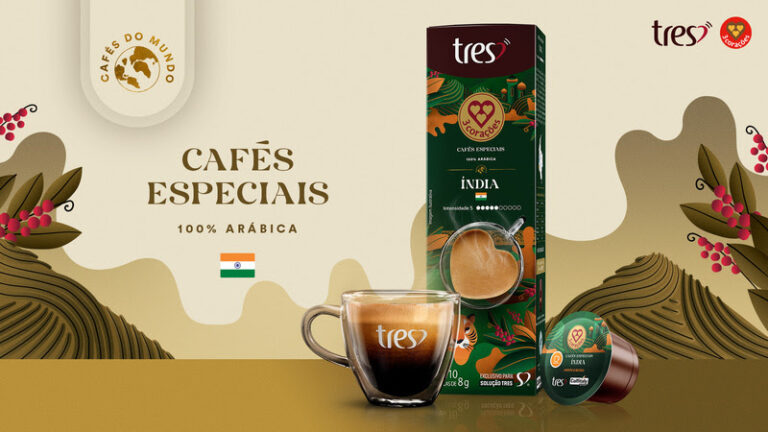 3 Corações lança Espresso Índia da linha Regiões do Mundo