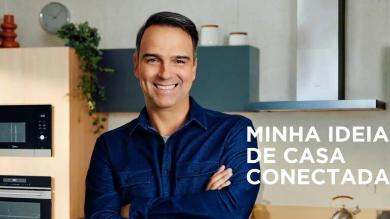 Midea apresenta nova fase da campanha nacional “Minha ideia de casa” com Tadeu Schmidt