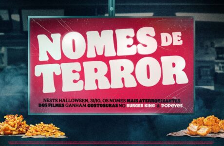 No Halloween, Burger King® dá batata e Popeyes® mini filés para quem tem nome de personagens de filme de terror (1)