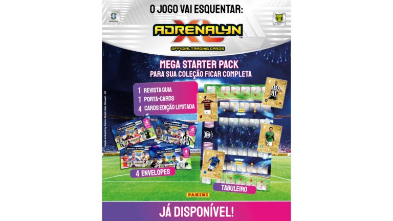 Panini lança coleção completa do Brasileirão ADRENALYN XL™ 2024