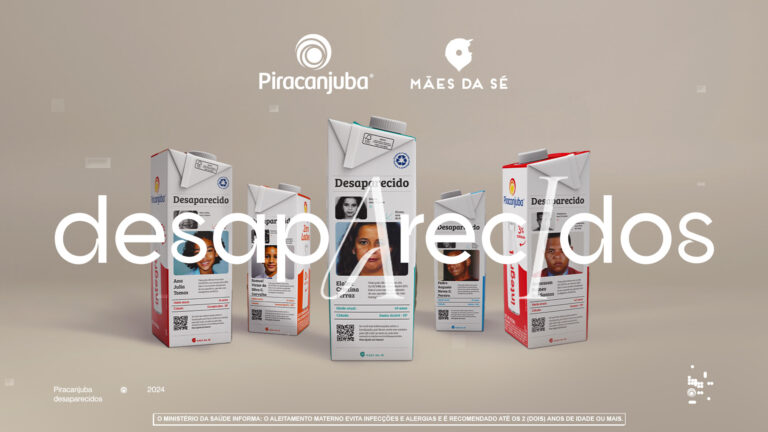 Piracanjuba usa inteligência artificial para atualizar fotos e estampa caixas de leite na busca por pessoas desaparecidas