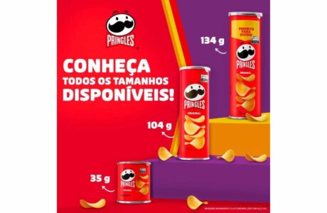 Pringles® individual e para compartilhar diferentes tamanhos são apostas para continuar crescendo duplo dígito