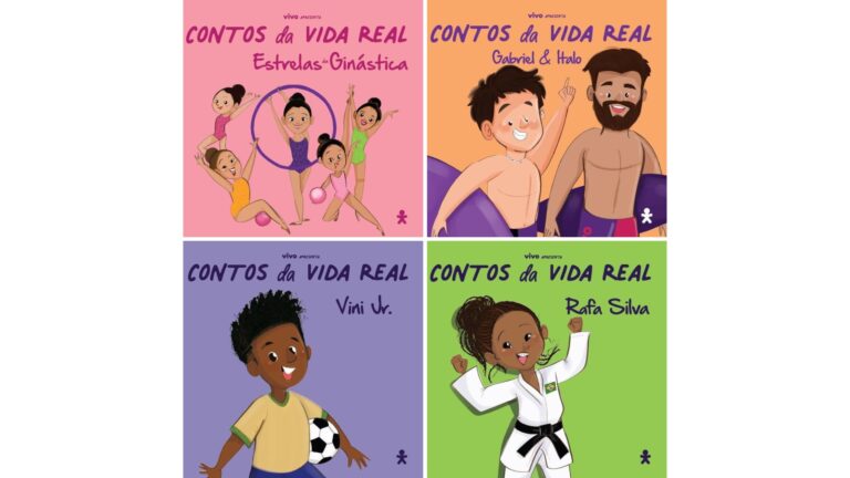 Vivo lança coleção de livros infantis com inspiração em atletas brasileiros