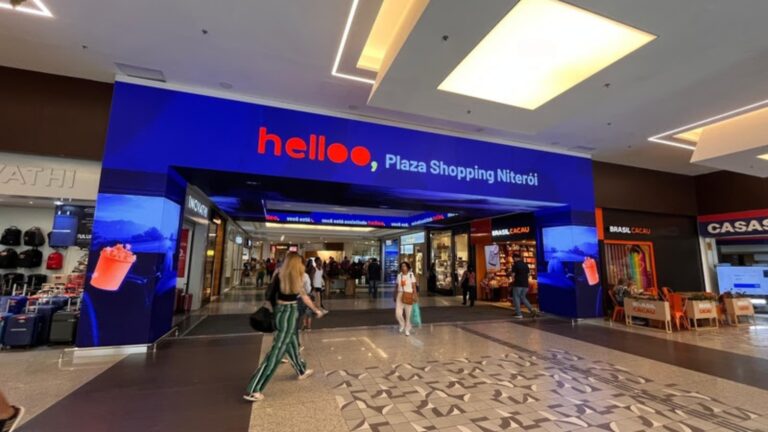 helloo expande seu portfólio de mídias icônicas com novo túnel de LED no Plaza Shopping Niterói