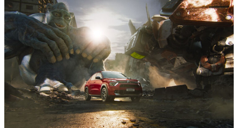 Nova campanha do Citroën Basalt mostra o SUV Coupe conquistando os corações de um monstro e de um robô